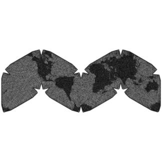 World Map, Cahill-Keyes Projection