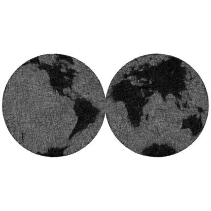 World Map, Nicolosi-Globular Projection